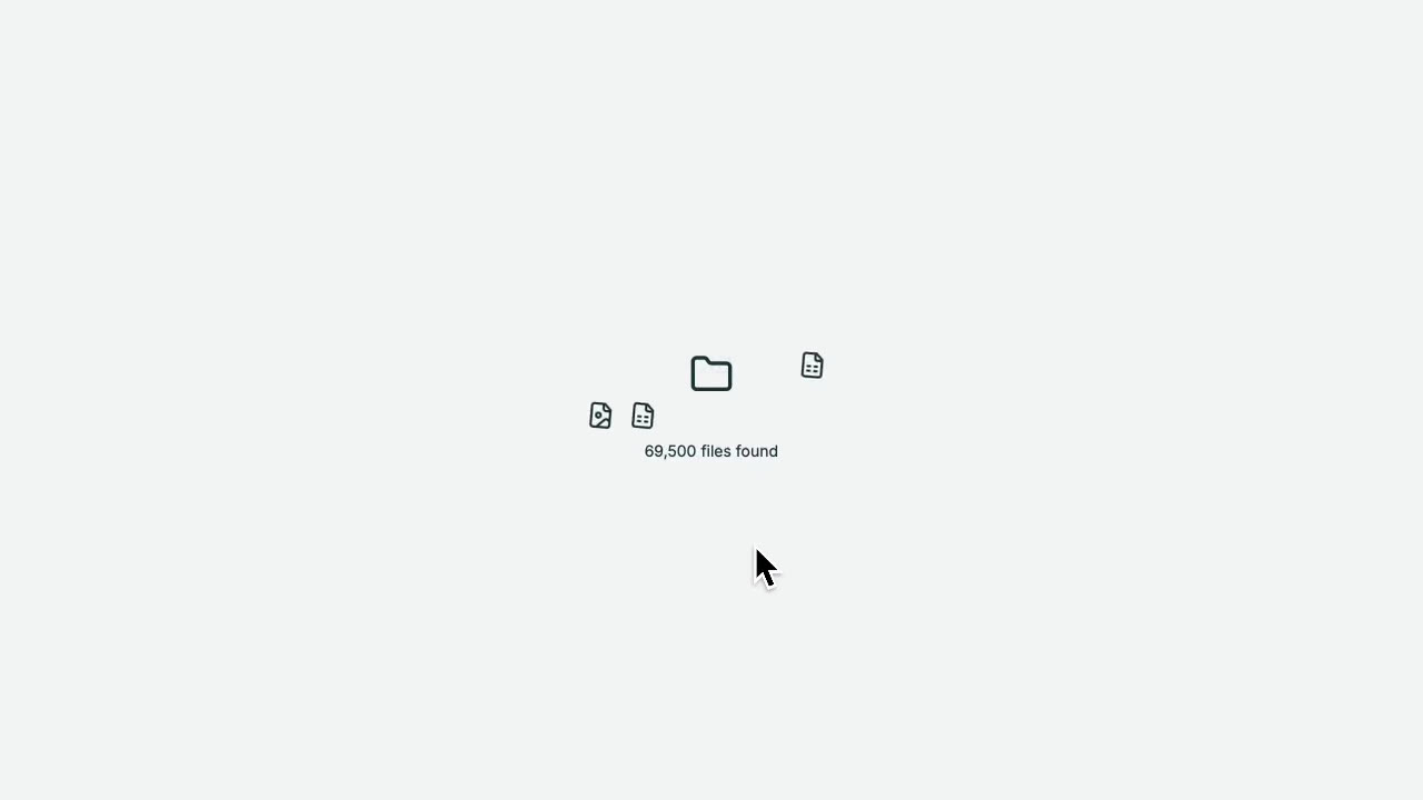 Start looking in one click